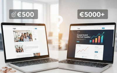 Het Verschil Tussen een Website van €500 en €5000